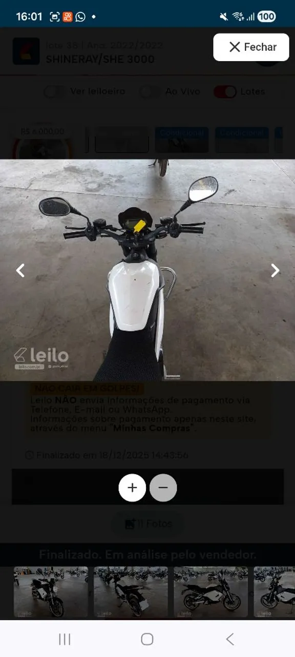 Motos Shineray - RA IX - Ceilândia, Brasília - Distrito Federal