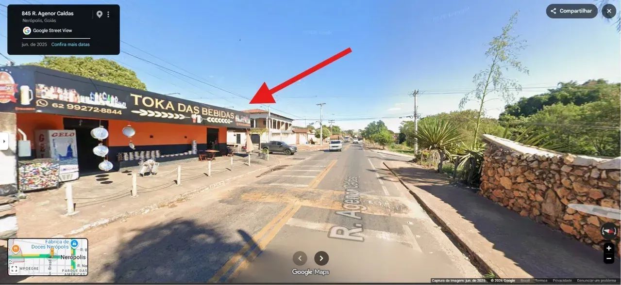 Vendo ponto comercial de esquina em Nerópolis saída para Nova Veneza - Foto 3
