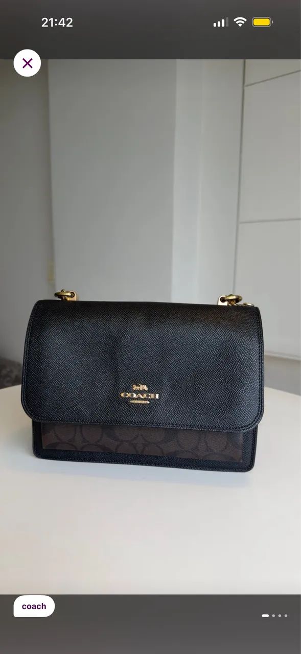 Bolsa Coach Klare Crossbody in Signature Canvas