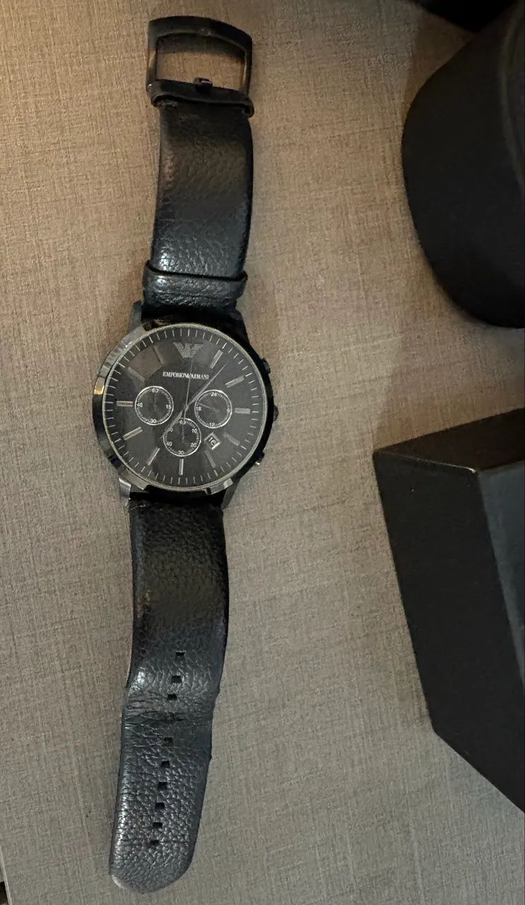 Relógio EMPÓRIO ARMANI Preto - Foto 4