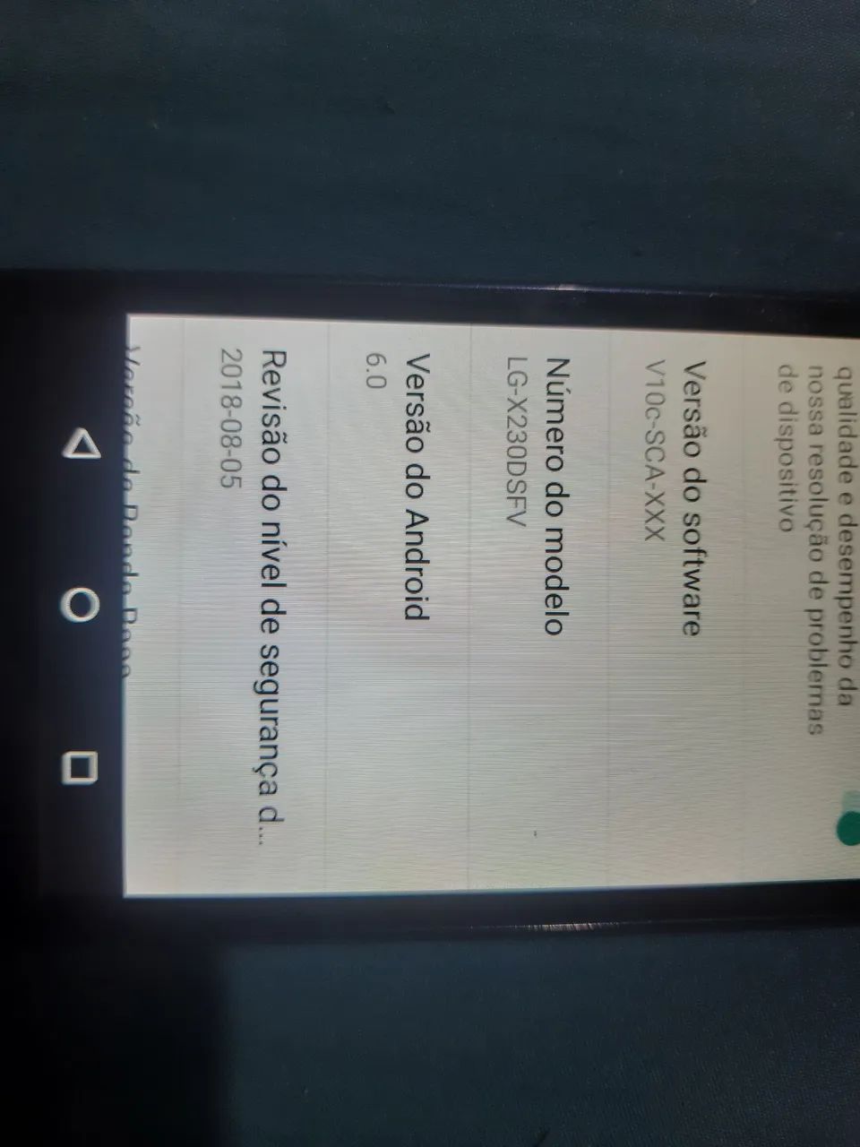 Smartphone lg k4 2017 x230 8gb 1 de ram usado - Foto 3