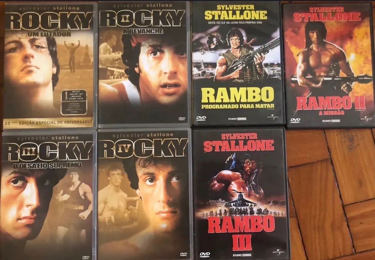 Coleção DVDs Sylvester Stallone - Foto 2
