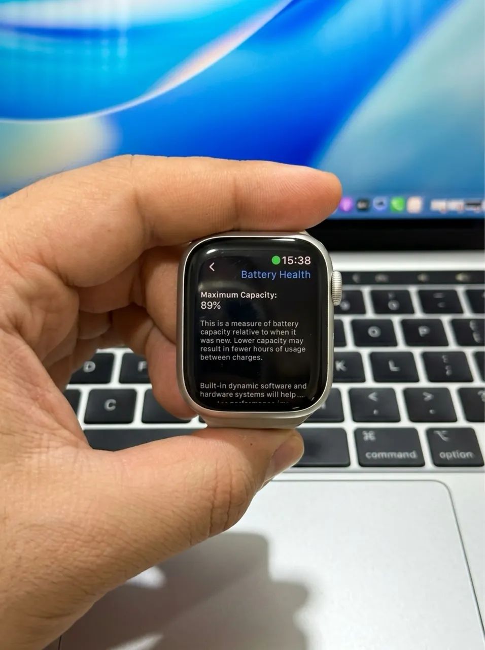Apple Watch Series 8 GPS 41mm Prateado | Impecável - Foto 3