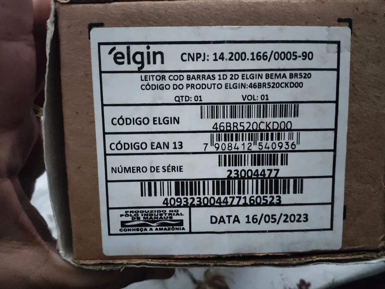 Scanner Leitor de códigos de barra elgin - Foto 4