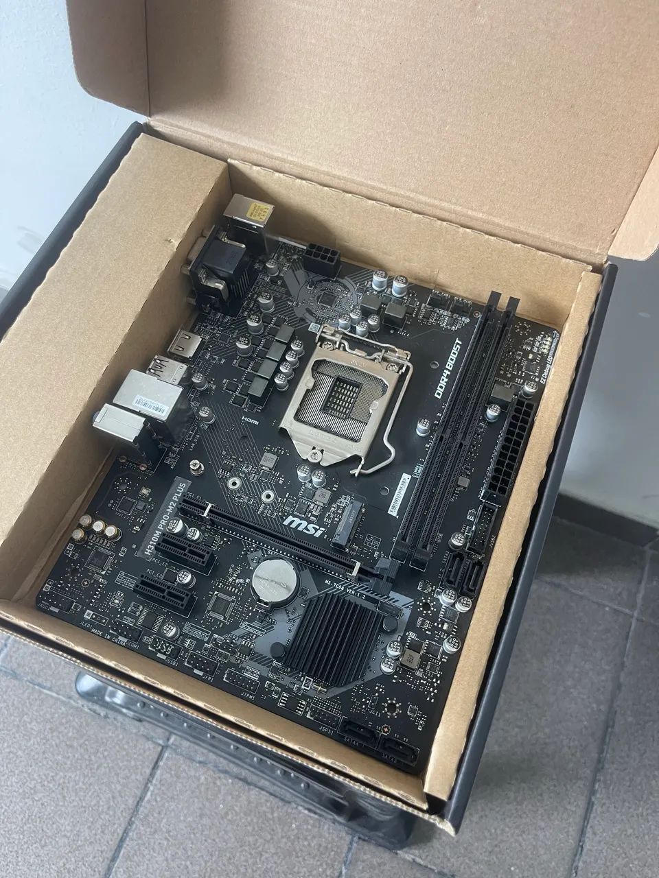 Placa mãe gamer msi h310m pro plus 