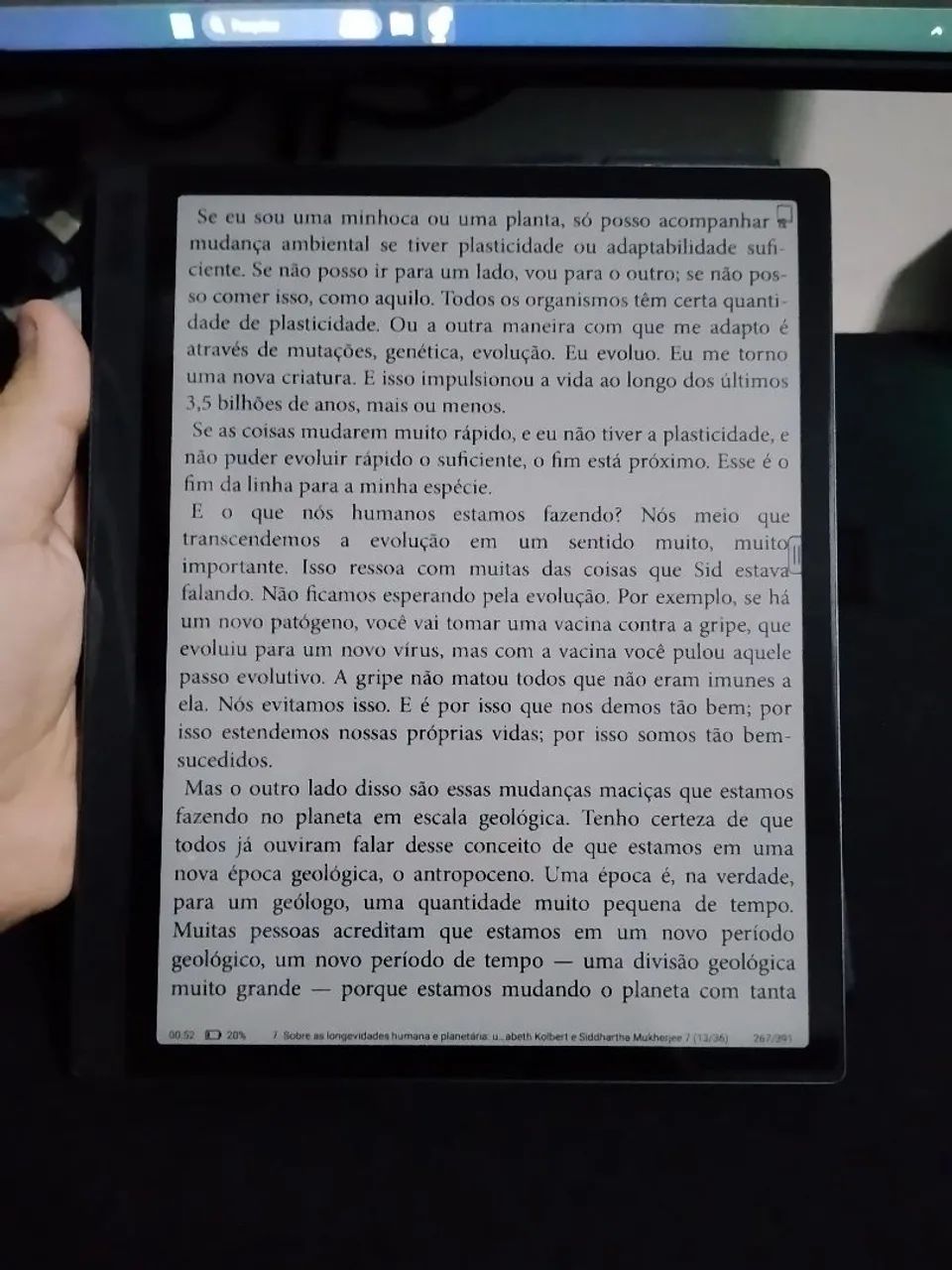 Tablet tipo kindle Onyx Boox Tab Ultra Color caixa, capa teclado, caneta, perfeito estado - Foto 4
