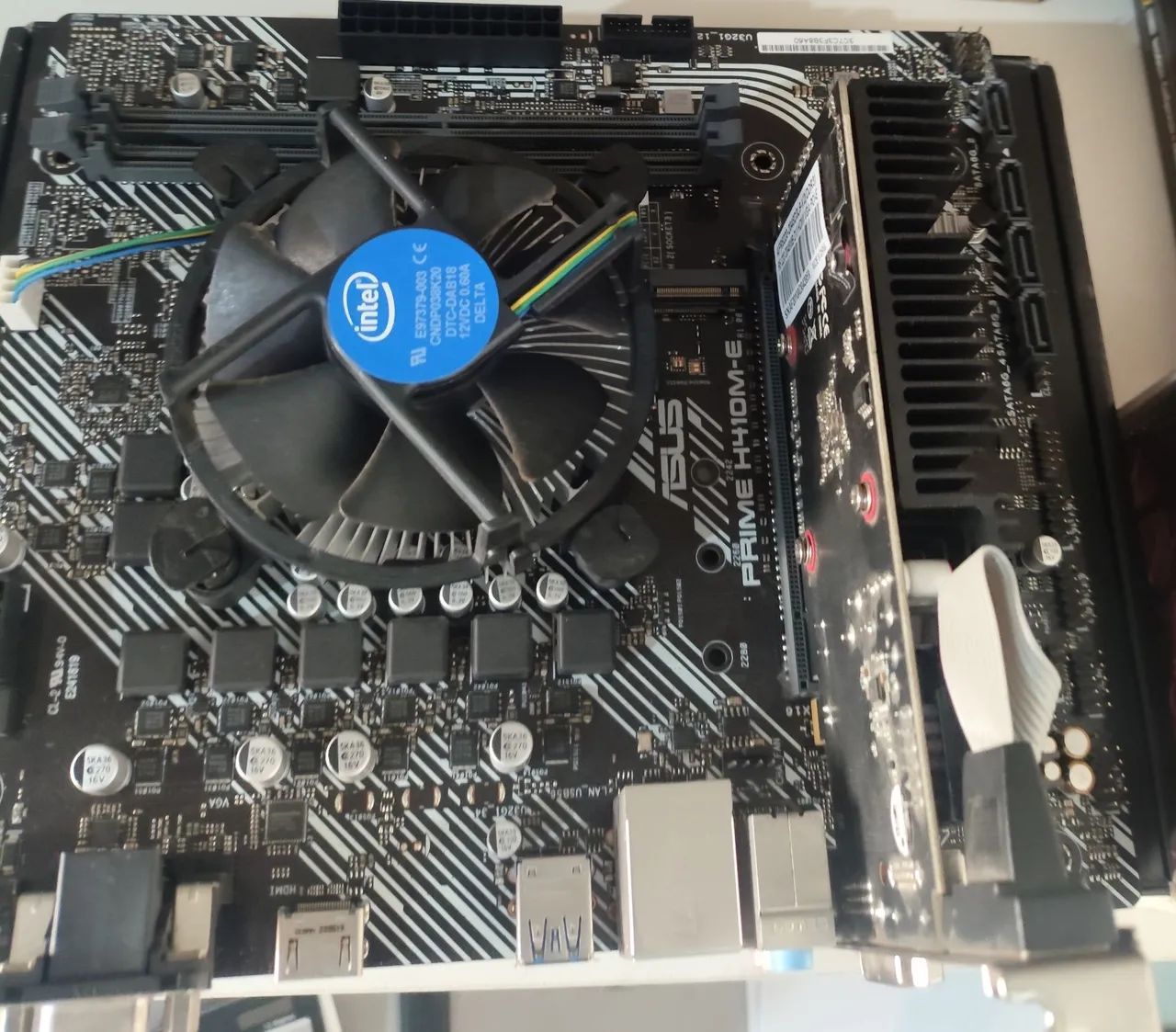 Kit core i3 10100f com VGA 2gb placa Asus  - Foto 3