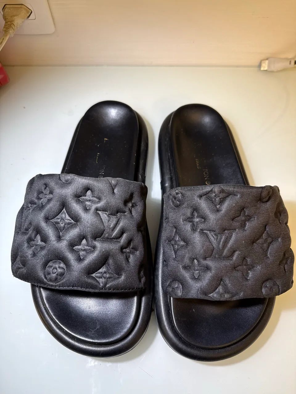 Papete Louis Vuitton chinelo  - Foto 2