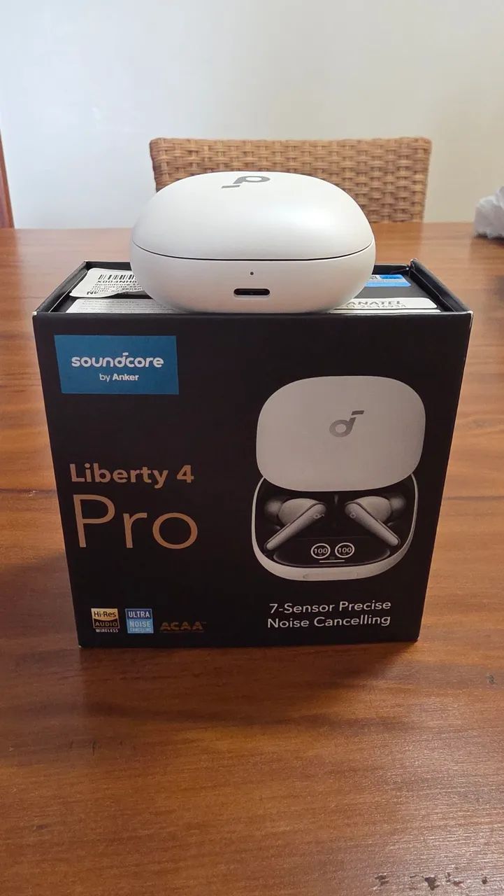 SOUNDCORE LIBERTY 4 PRO by Anker, Fone de Ouvido Bluetooth 5.3