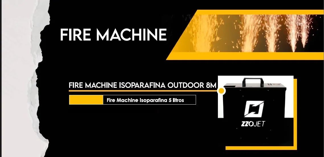 02 Fire Machine p/ Artistas e Eventos