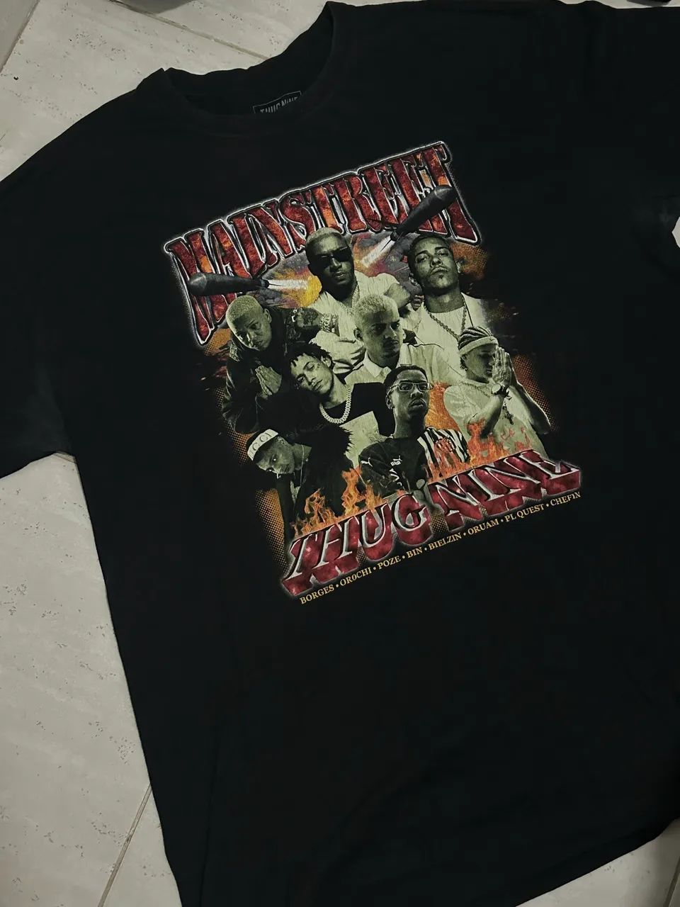 Camisa thug nine x mainstreet