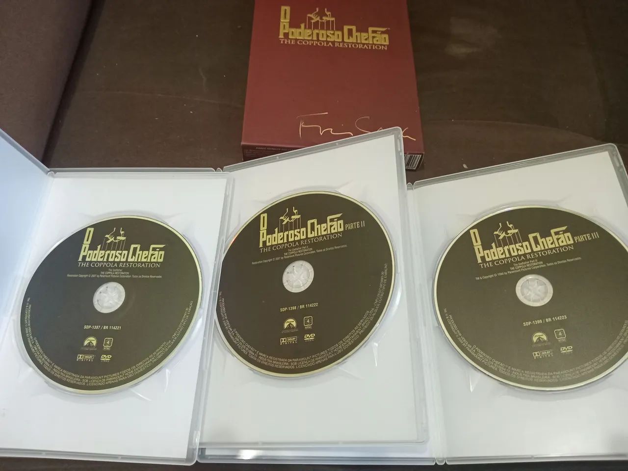 DVDS PODEROSO CHEFÃO ORIGINAL EM EXCELENTE ESTADO DE CONSERVAÇÃO  - Foto 4