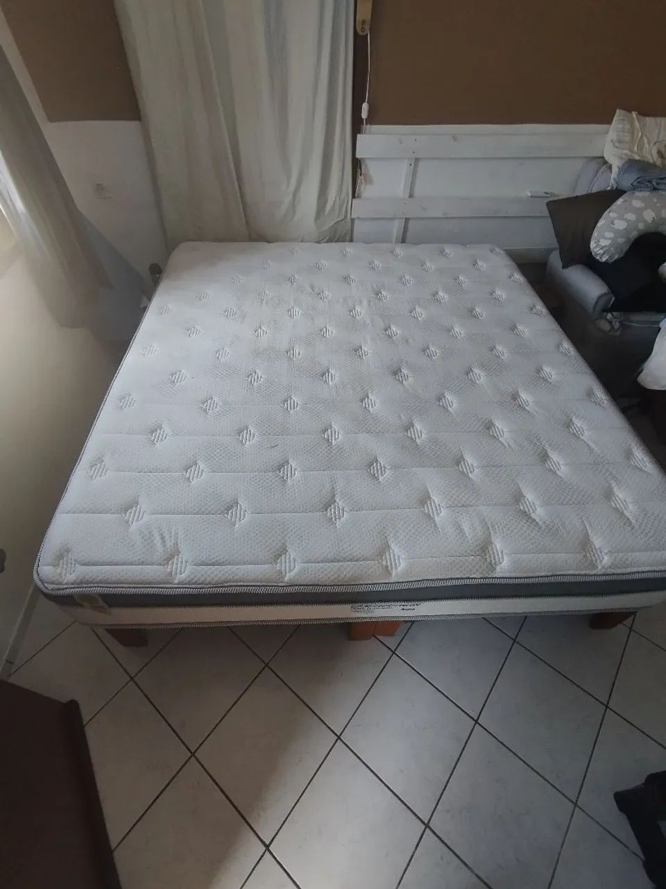 Colchão king + base cama - Foto 3