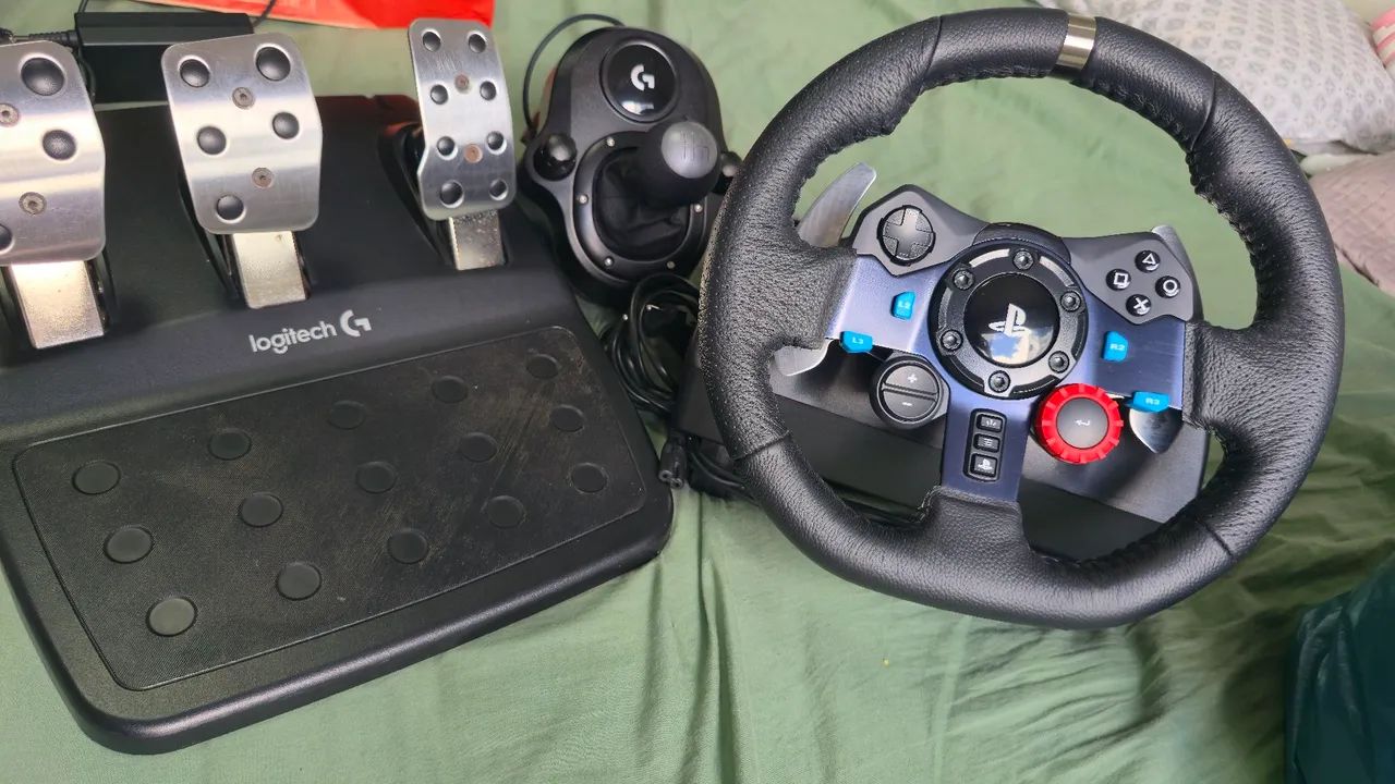 VOLANTE G29 COMPLETO COM CAMBIO - Foto 2