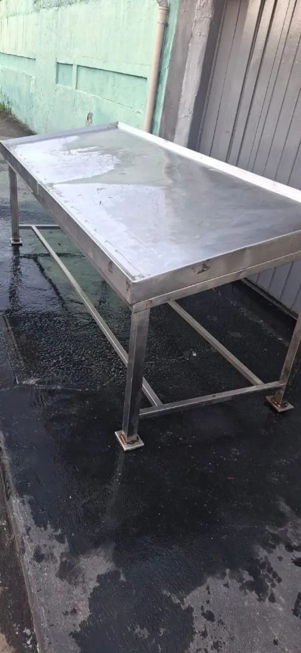 Mesa inox 2,60 largura 