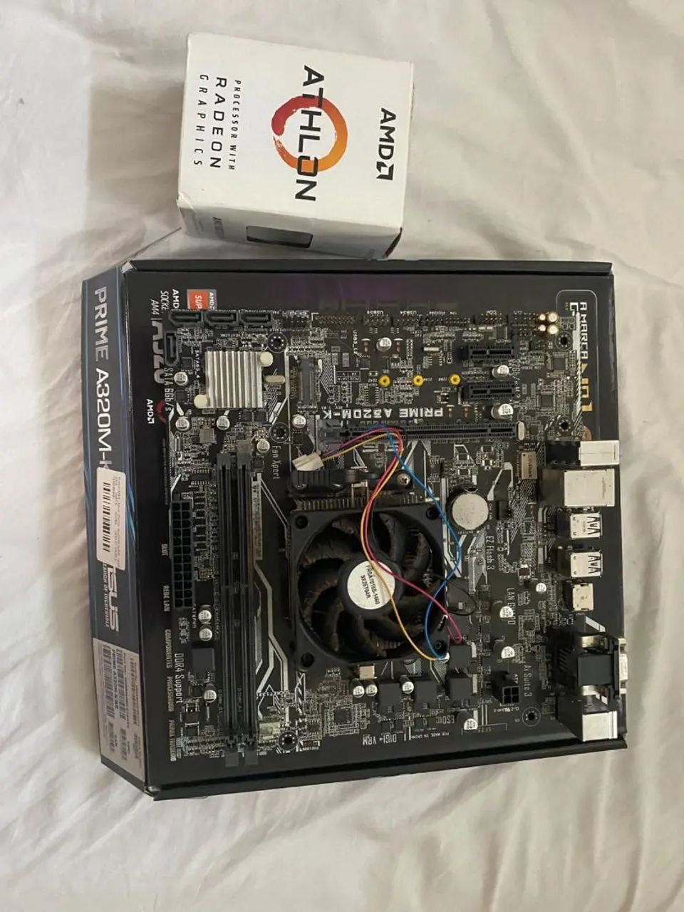 Kit placa Mae Asus + Processador AMD