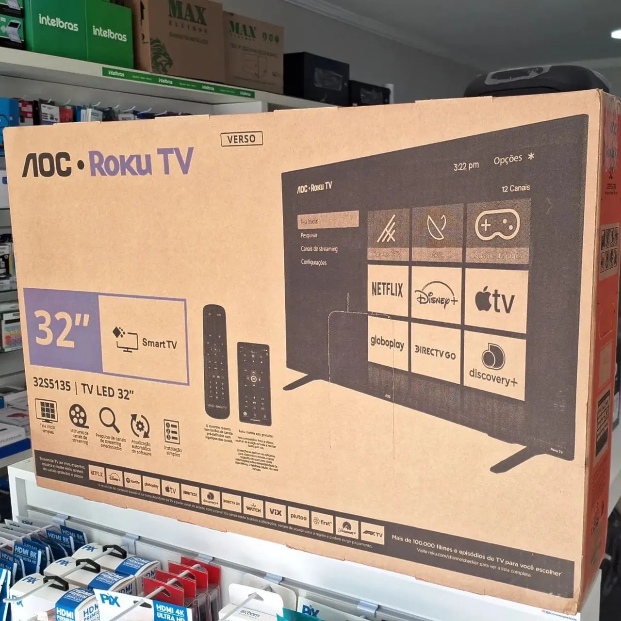 Televisão 32? AOC LACRADA - SEM USO