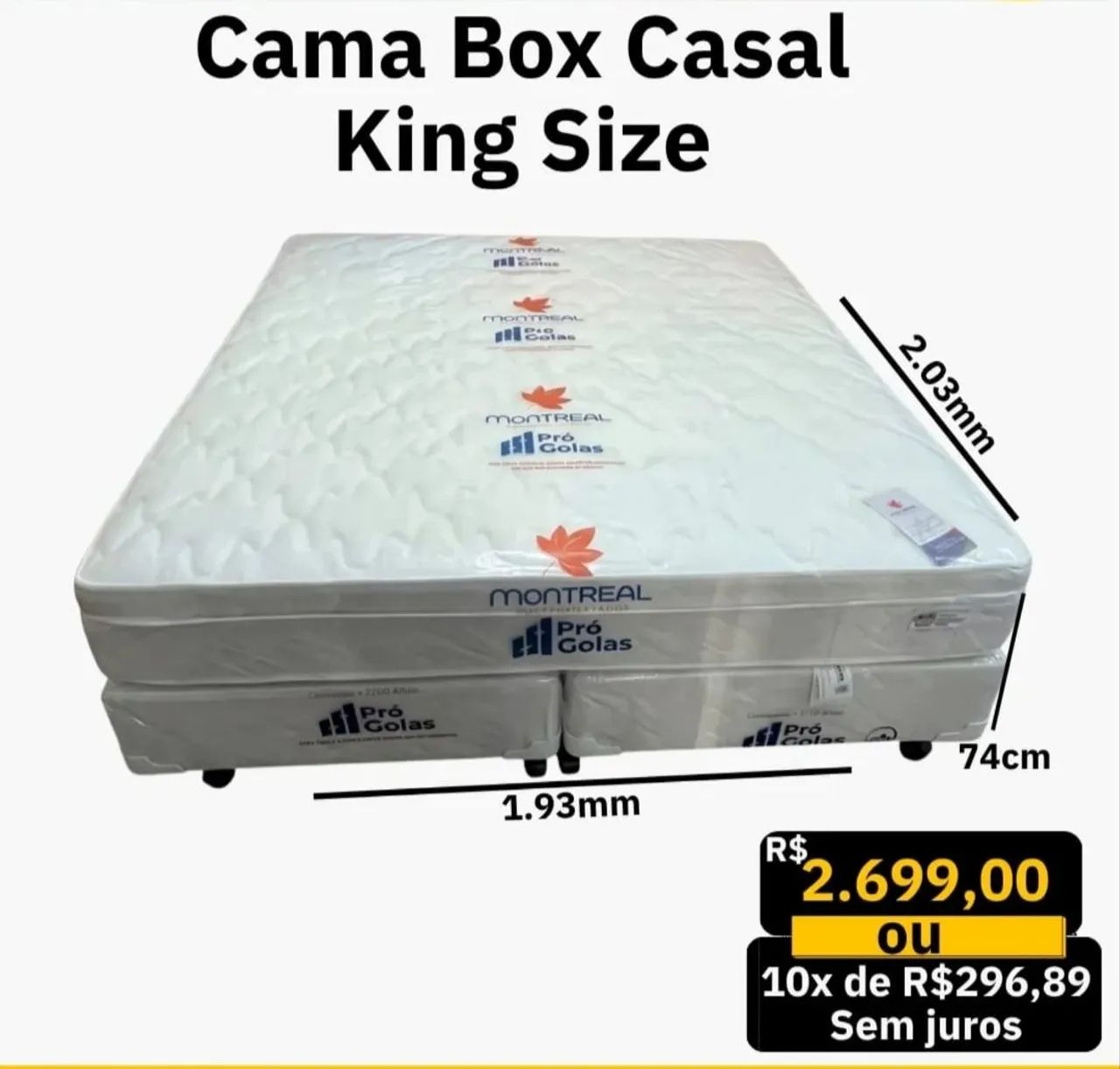 Compre e Receba no Mesmo Dia!! Cama box King!!