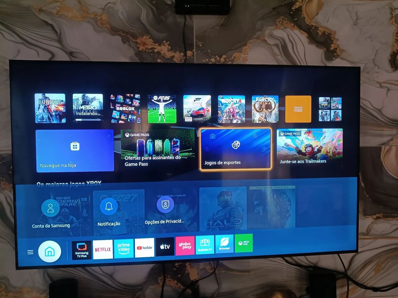 Samart tv Samsung 55 polegadas  - Foto 4