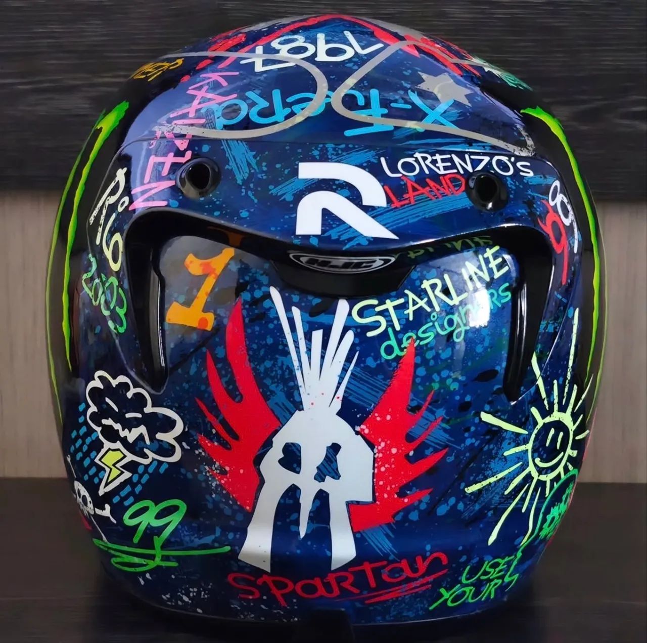 Capacete Hjc Rpha 10 Lorenzo - Foto 3