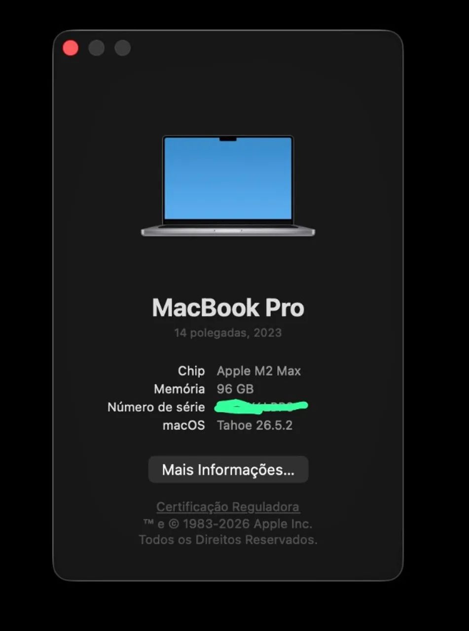 MacBook Pro 14 M2 Max | 96 GB RAM | 1 TB SSD | Impecável - Foto 2