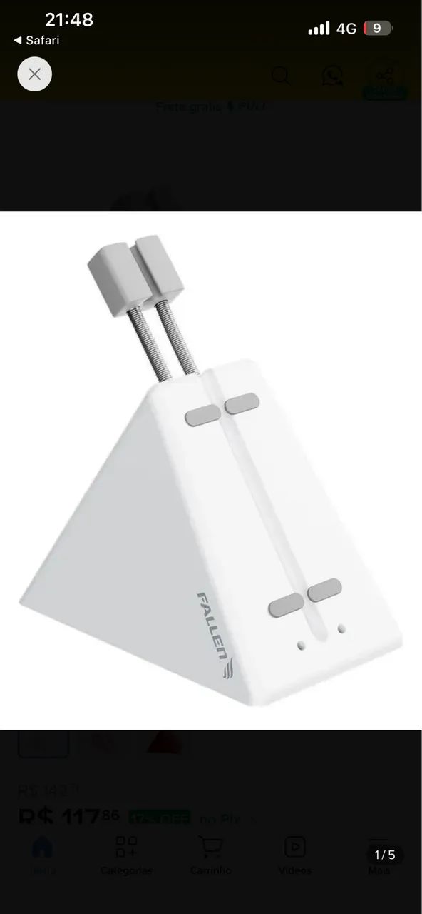 Mouse Bungee Gamer Fallen Tucano Branco