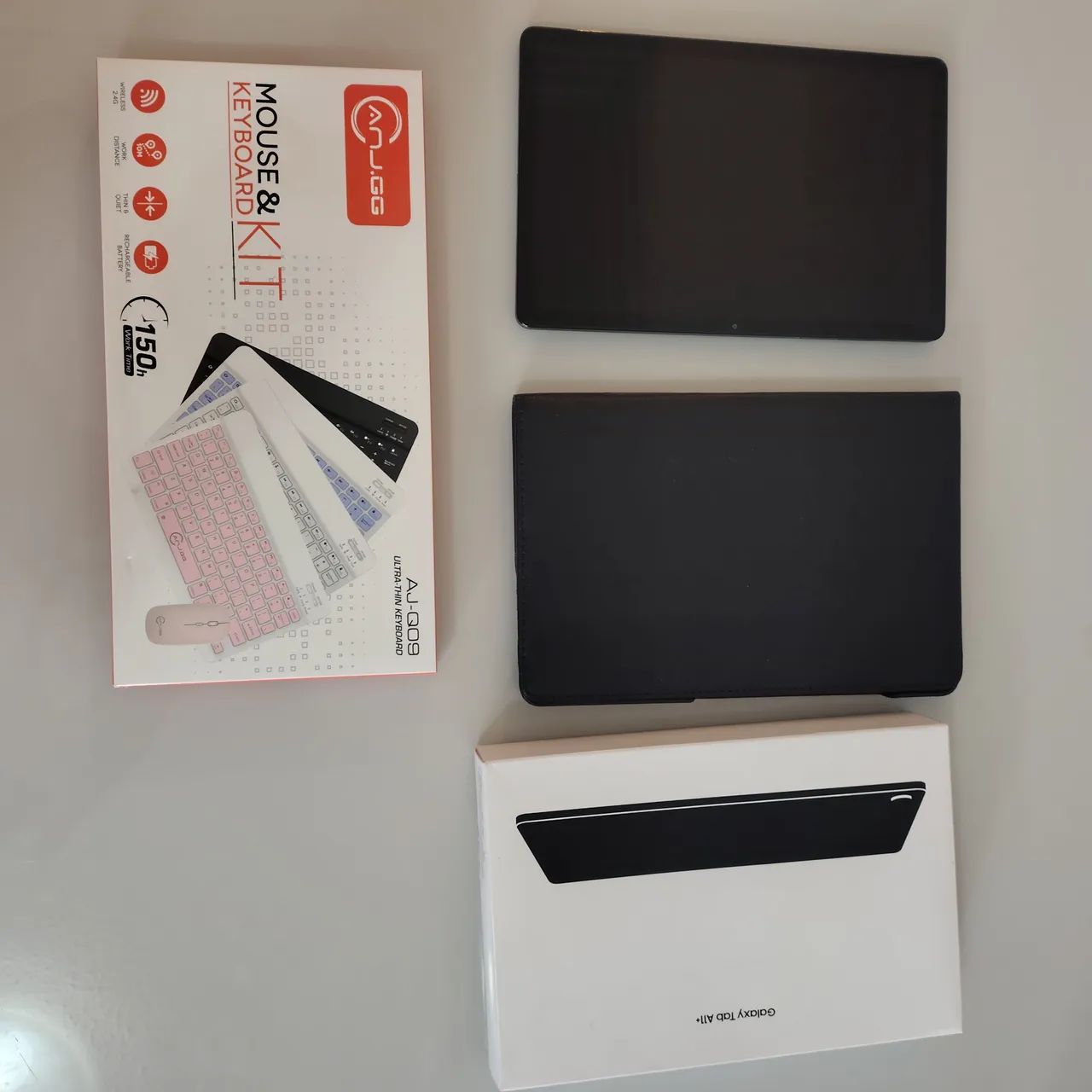 Tablet Samsung Tab A11+ com Caixa Capa Teclado Mouse Película Capa