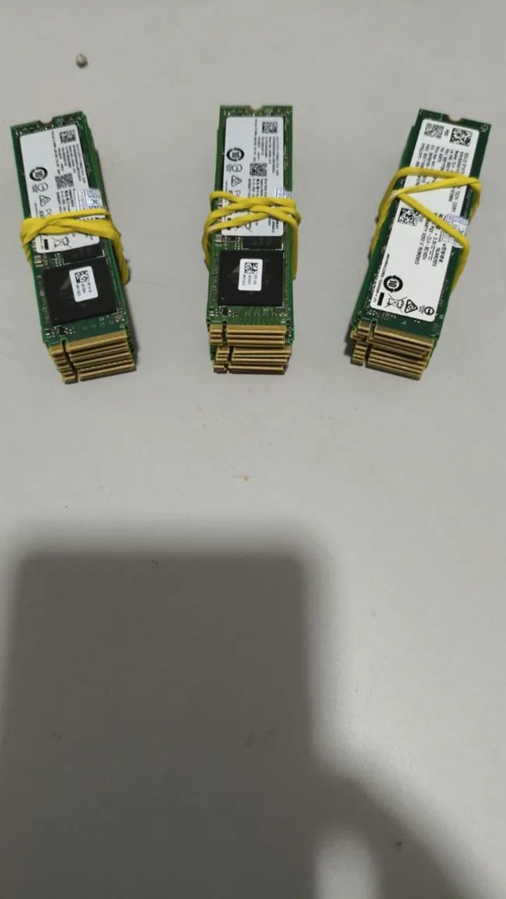 LOTE SSD nvme ? Capacidade: 256gb ?30 unidades    