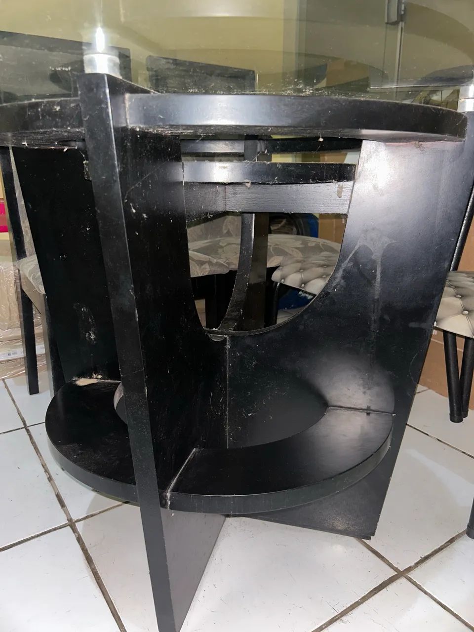 Mesa de Vidro 140x140cm  - Foto 2