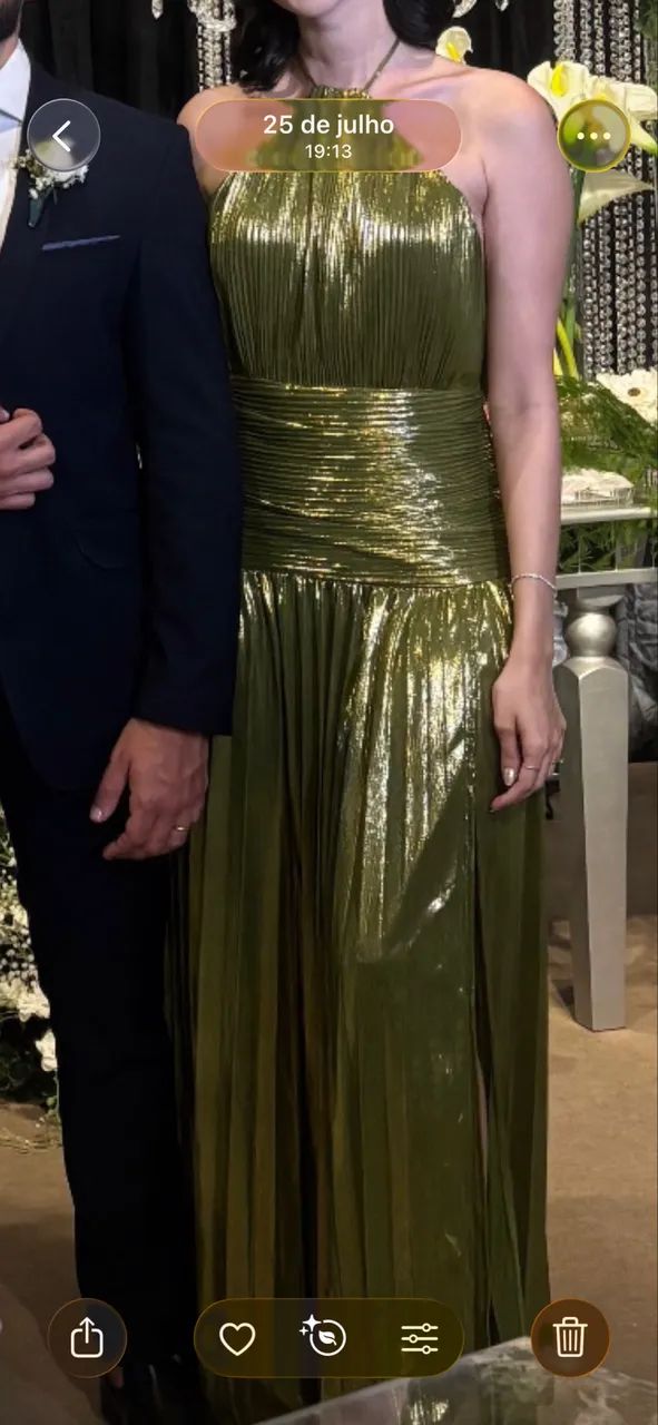 Vestido de Festa Verde - Foto 3