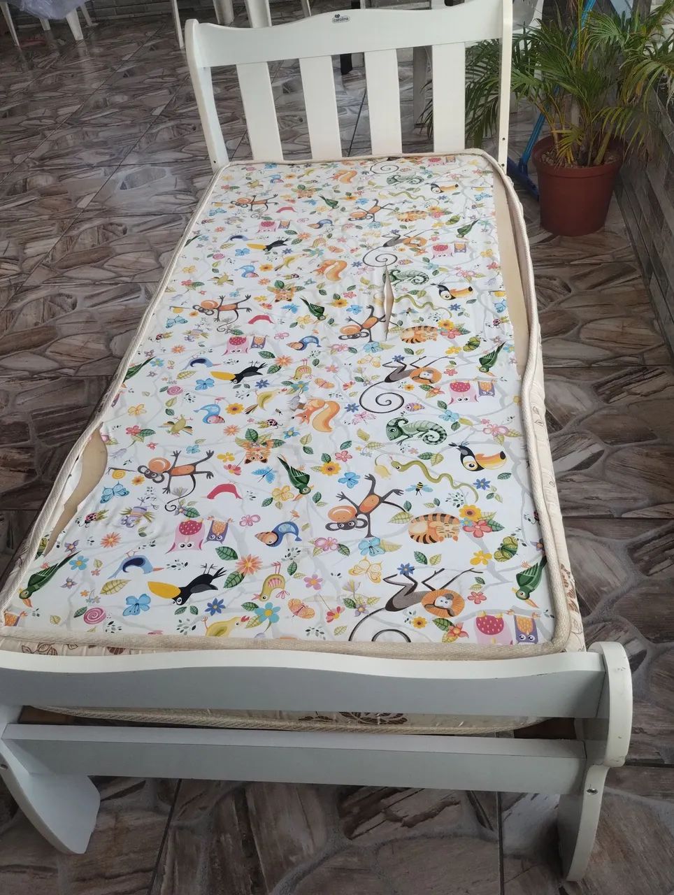 Cama com colchão infantil  - Foto 3