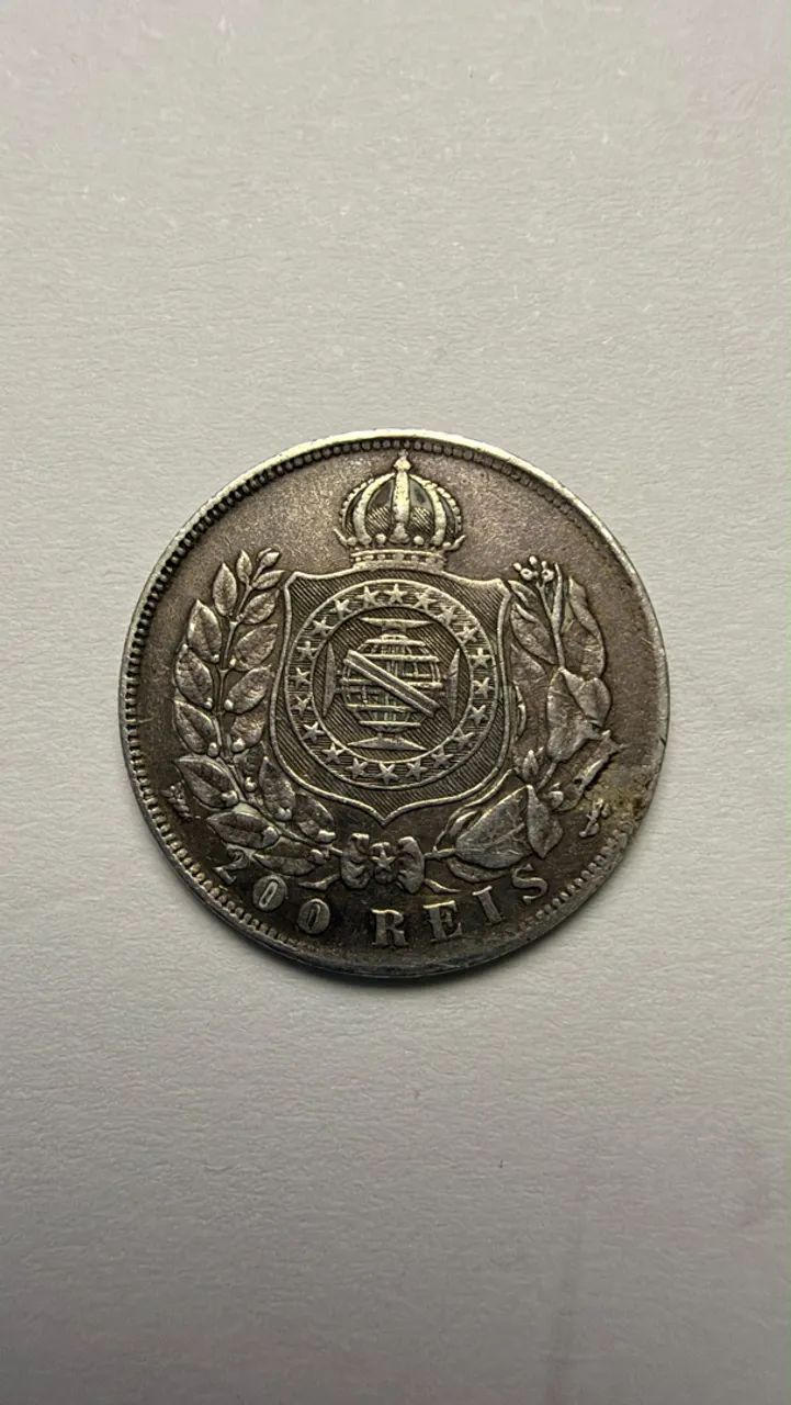 Moeda antiga prata - Foto 2