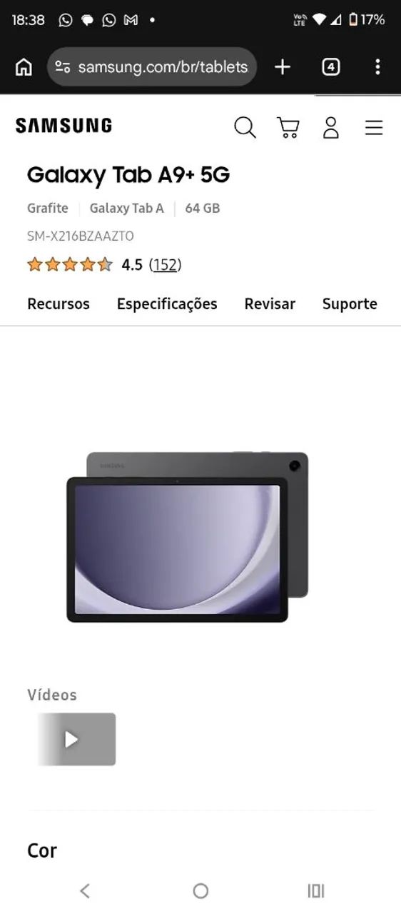 Galaxy TAB A9 SM-115 - Foto 4