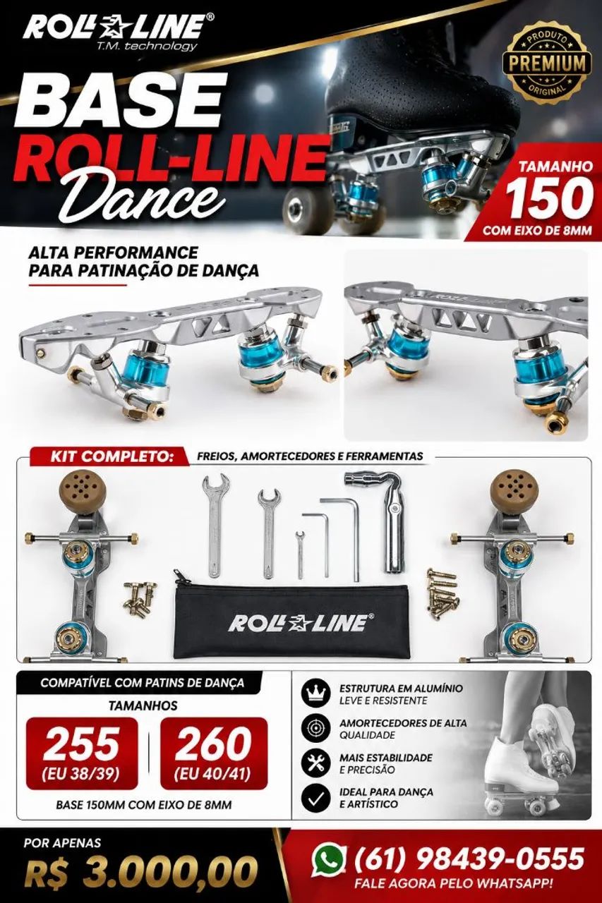 Base de Patins Roll-Line Dance