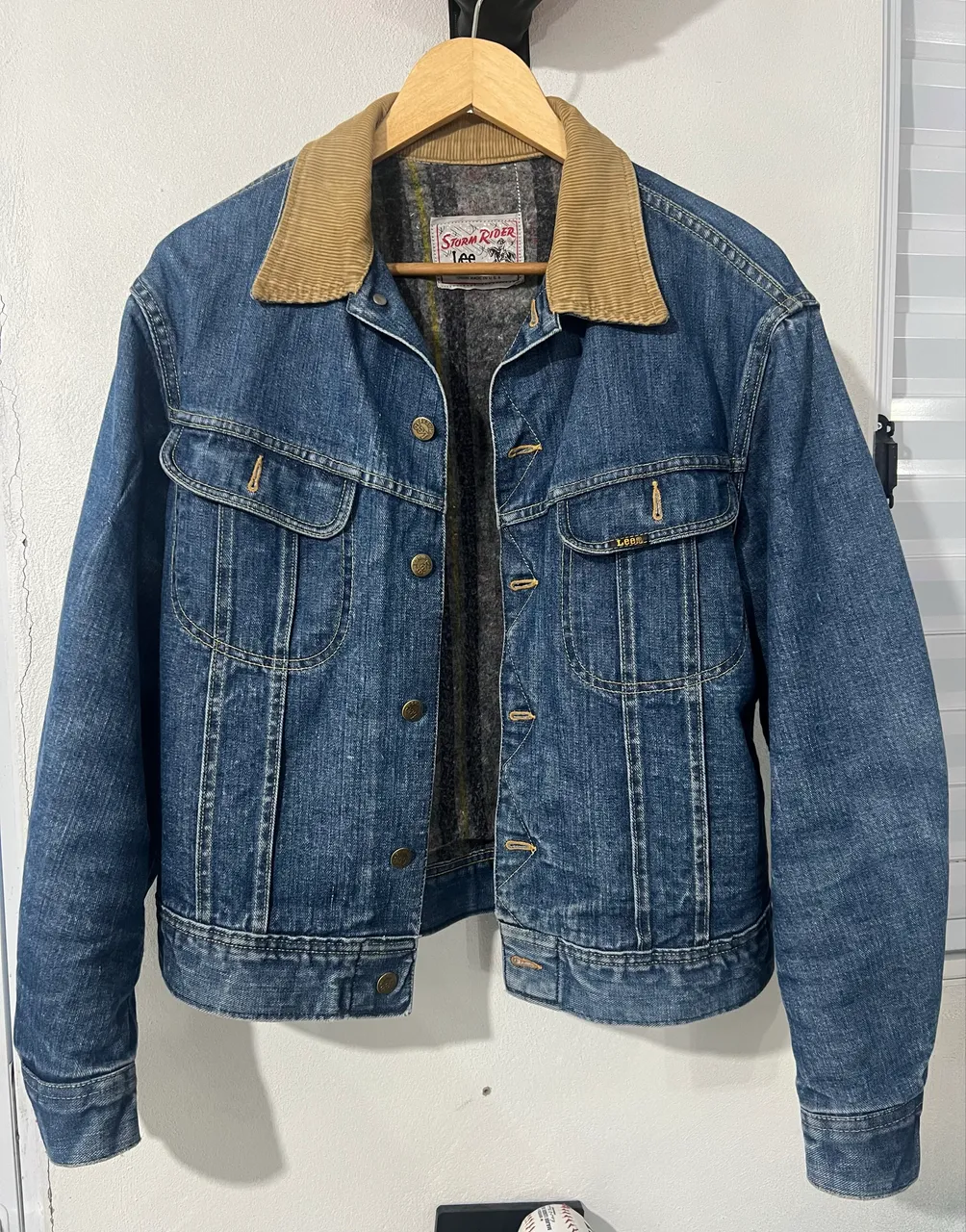 Lee Storm Rider jaqueta jeans selvedge - Roupas - Centro