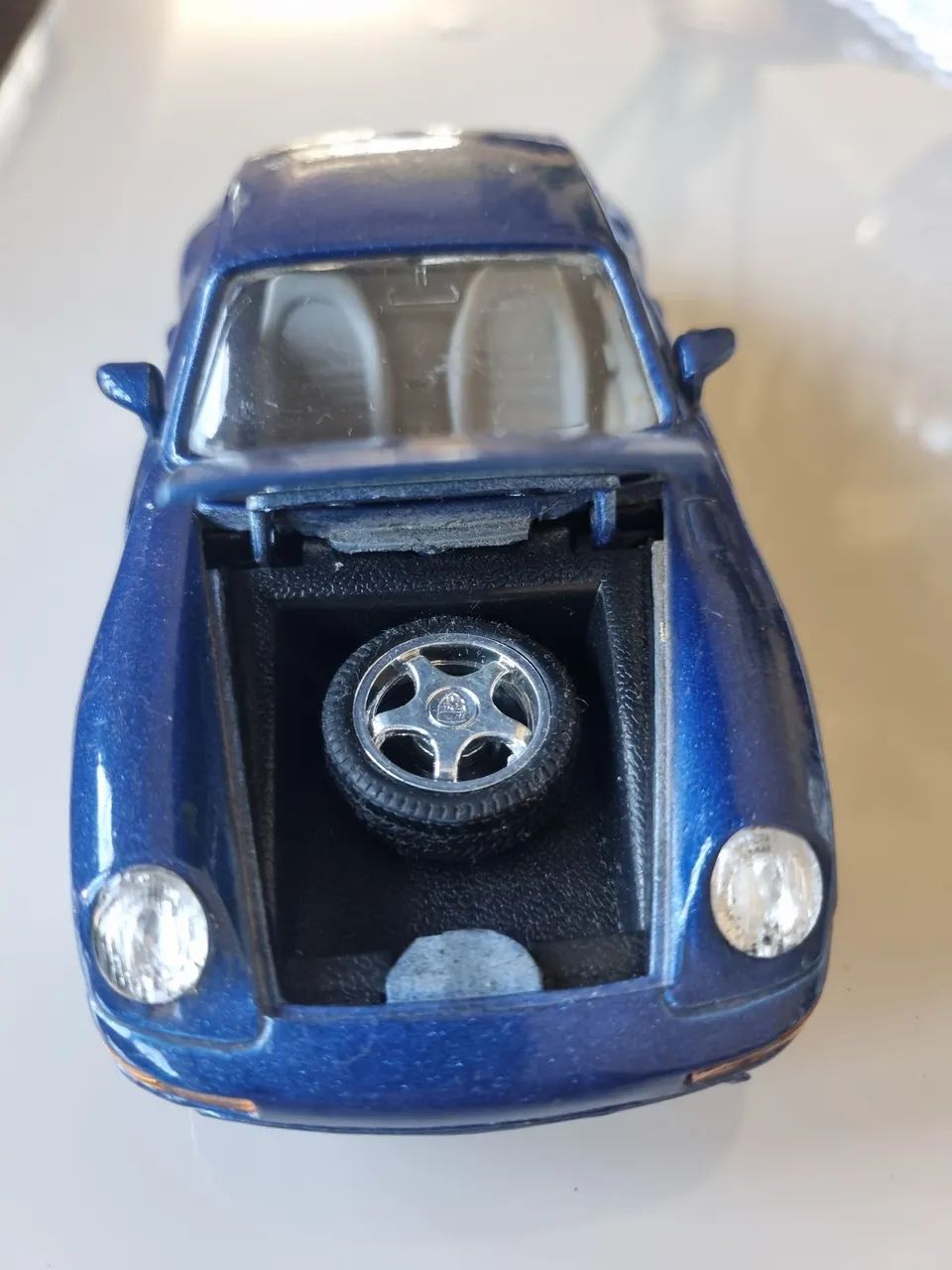 Miniatura Porsche 911 Maisto 1:24 Azul (Usado) - Foto 3