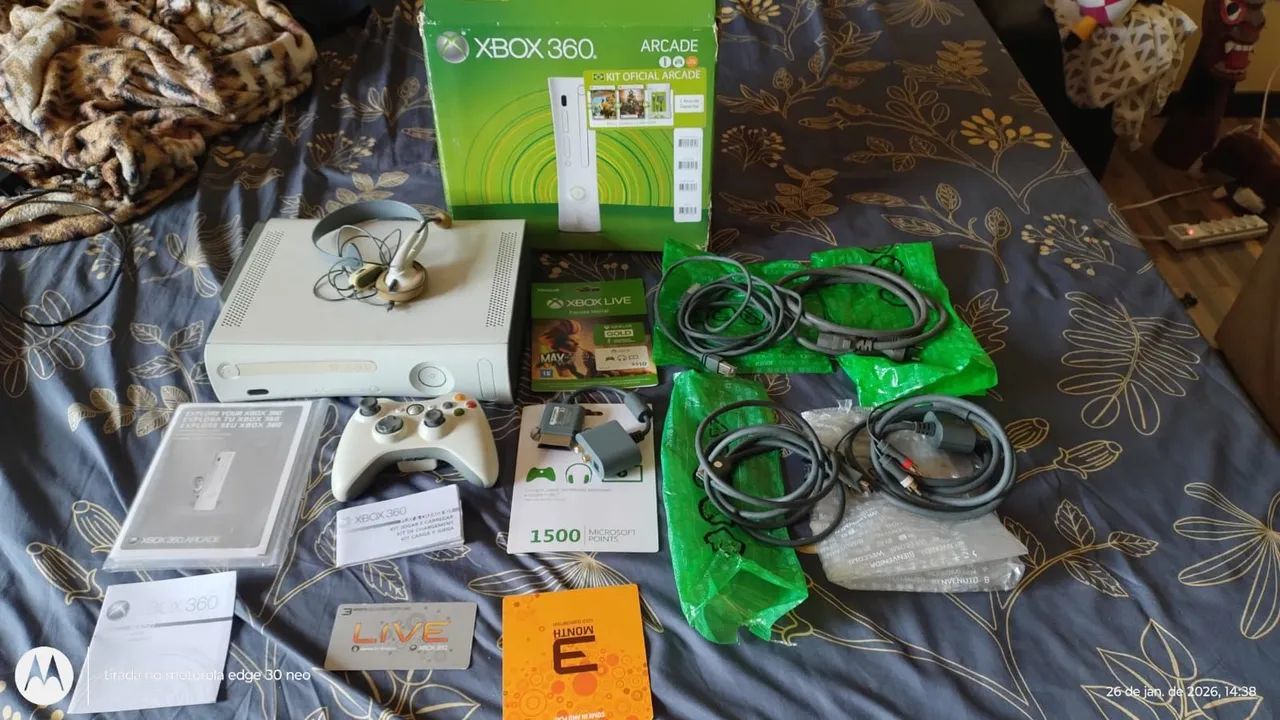 XBox 360 Arcade 100% CIB - Foto 3
