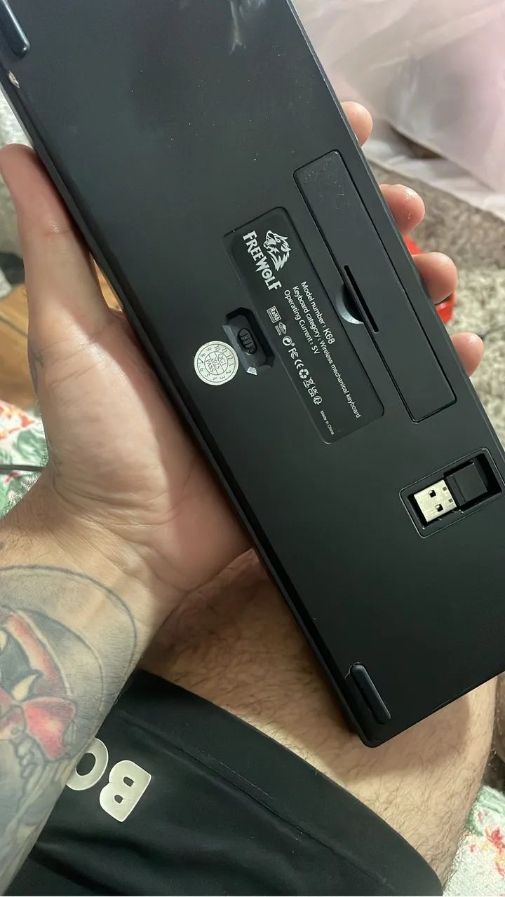 TECLADO MEC ÂNICO - SEM FIO - Foto 2
