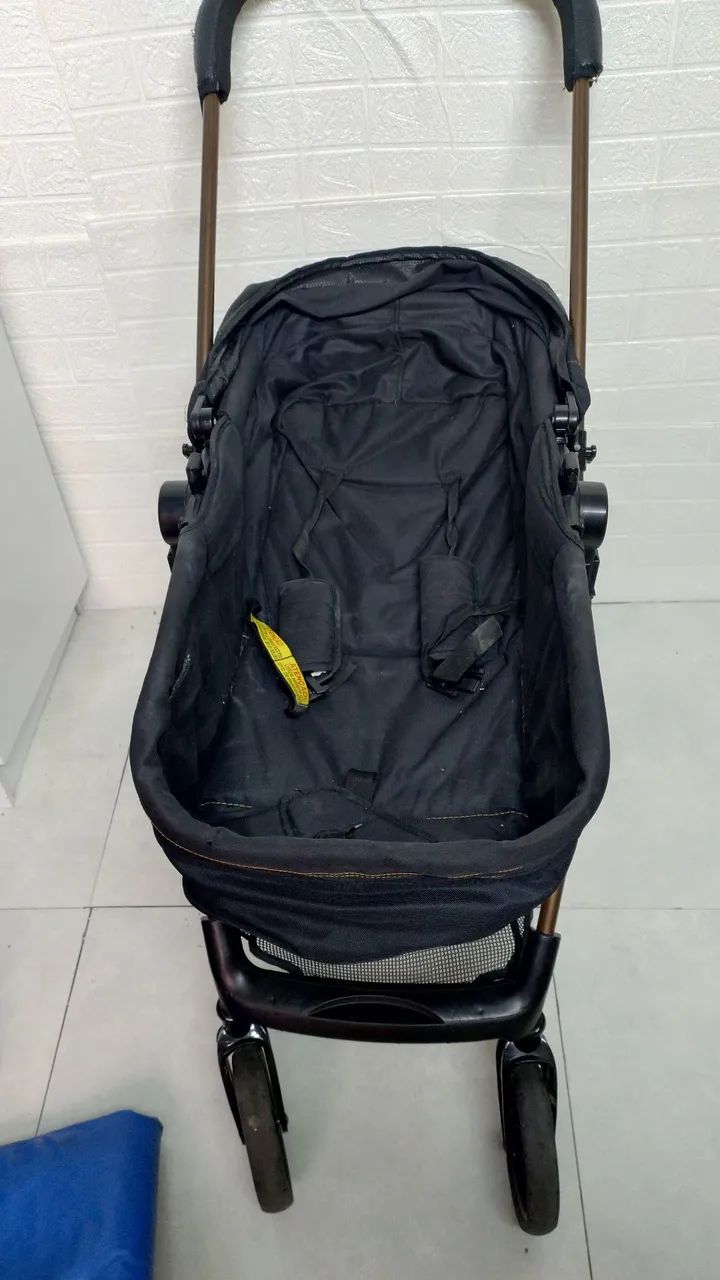 Carrinho de bebê passeio e berço Moisés - Galzerano  - Foto 5