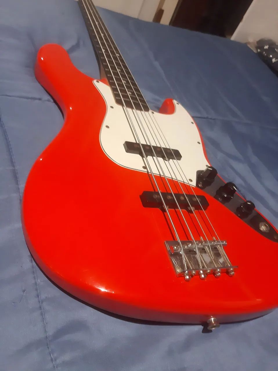 Baixo Squier Afinity antigo 4 cordas - Foto 2