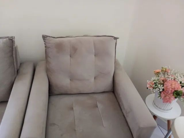 Kit 2 Poltronas Luxo Suede - Foto 4