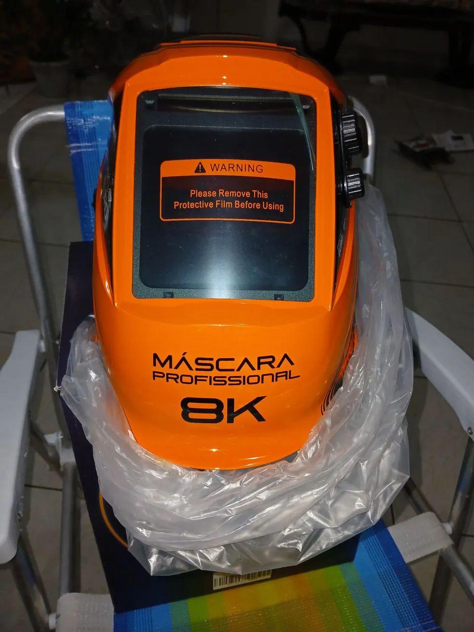 Máscara de solda profissional 8k top de linha - Foto 3