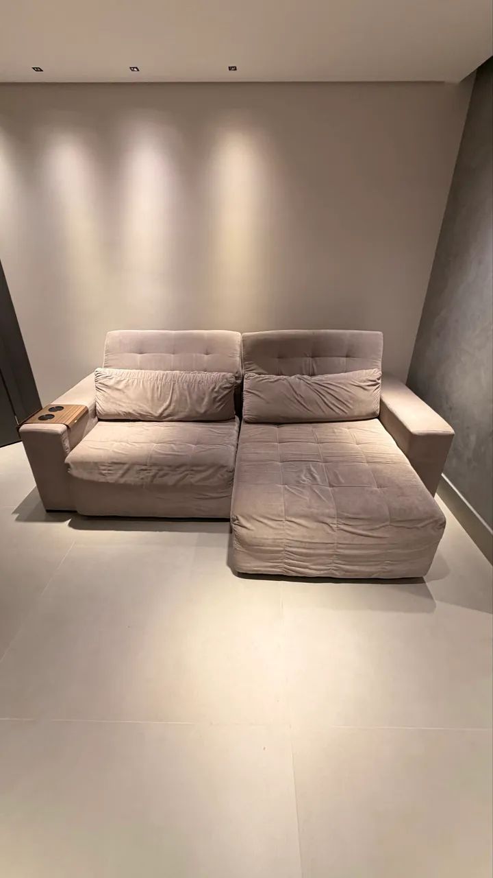 Sofá chaise 4 lugares - Foto 2