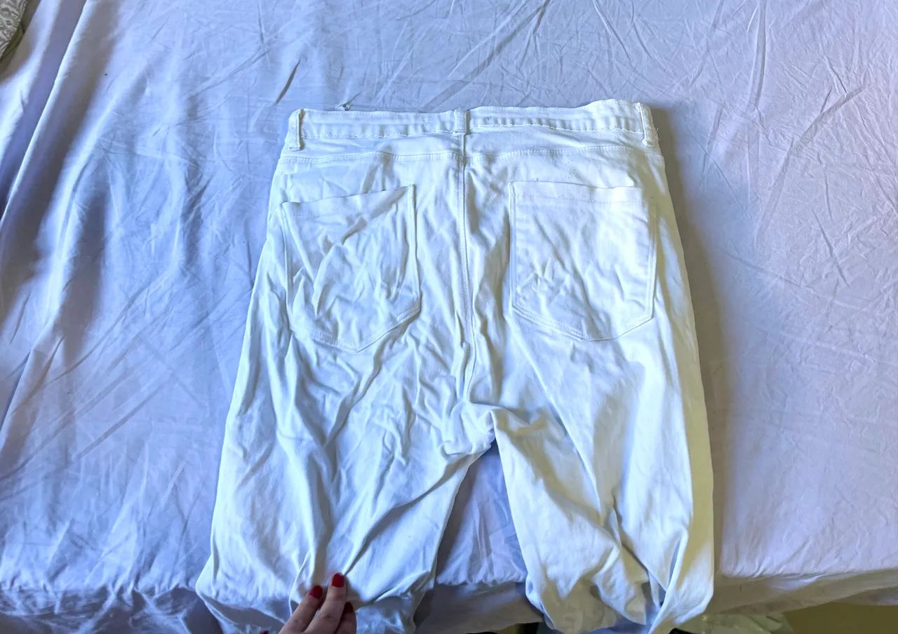 Calça branca - TAM G 46 - Foto 3
