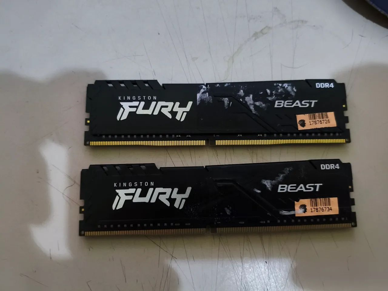 Memória RAM 32(2x16gb)2666Mhz Kingston Fury Beast - Memória RAM