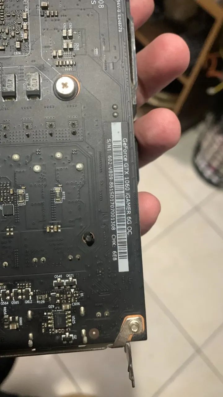 Placa de vídeo gtx 1060 GB 