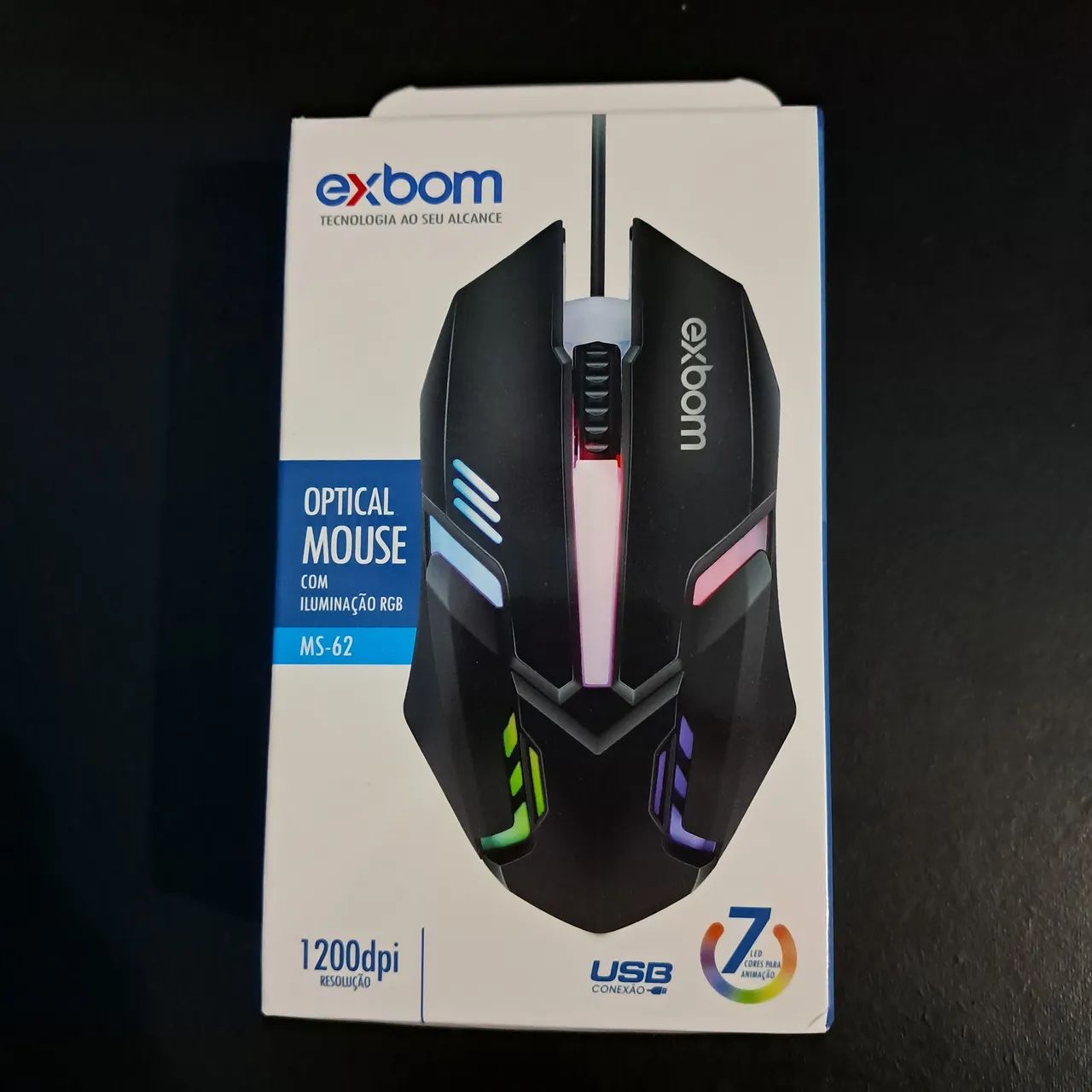 Mouse Gamer USB Com Led  - Foto 5