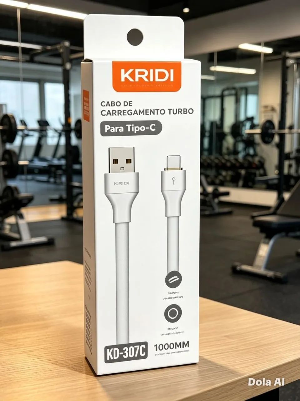 Cabo de Carregamento Turbo Kridi Tipo C KD307C