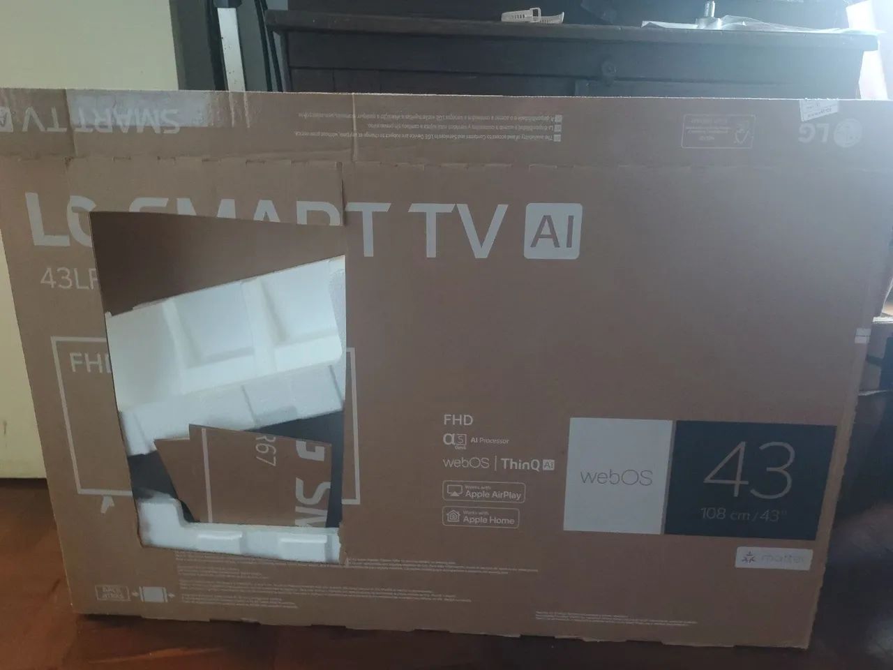 Caixa de Papelão para TV 43 Polegadas - Foto 2