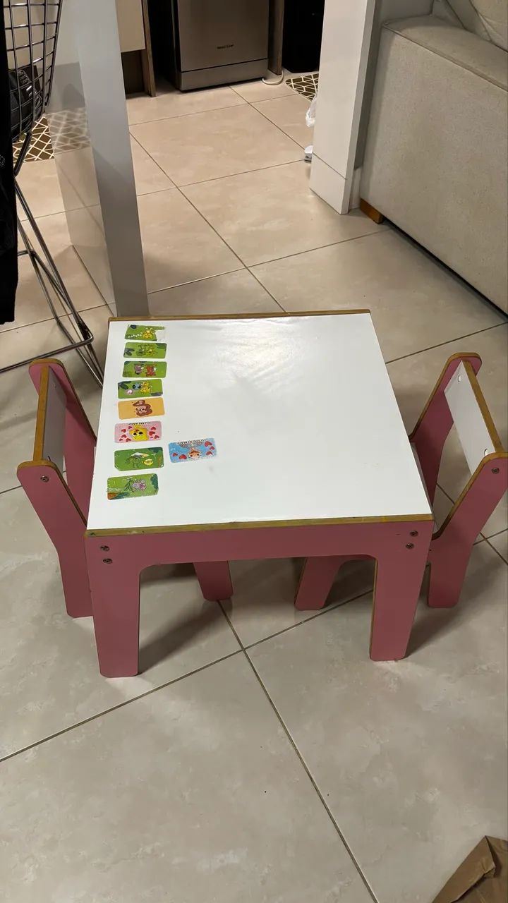 Mesa duas cadeiras criança  - Foto 3